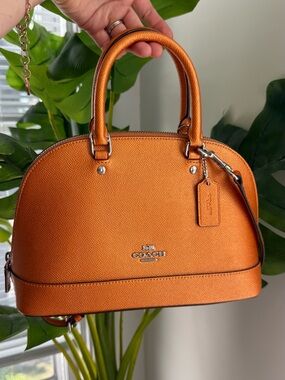 Coach 29170 Mini Sierra in Tangerine Orange